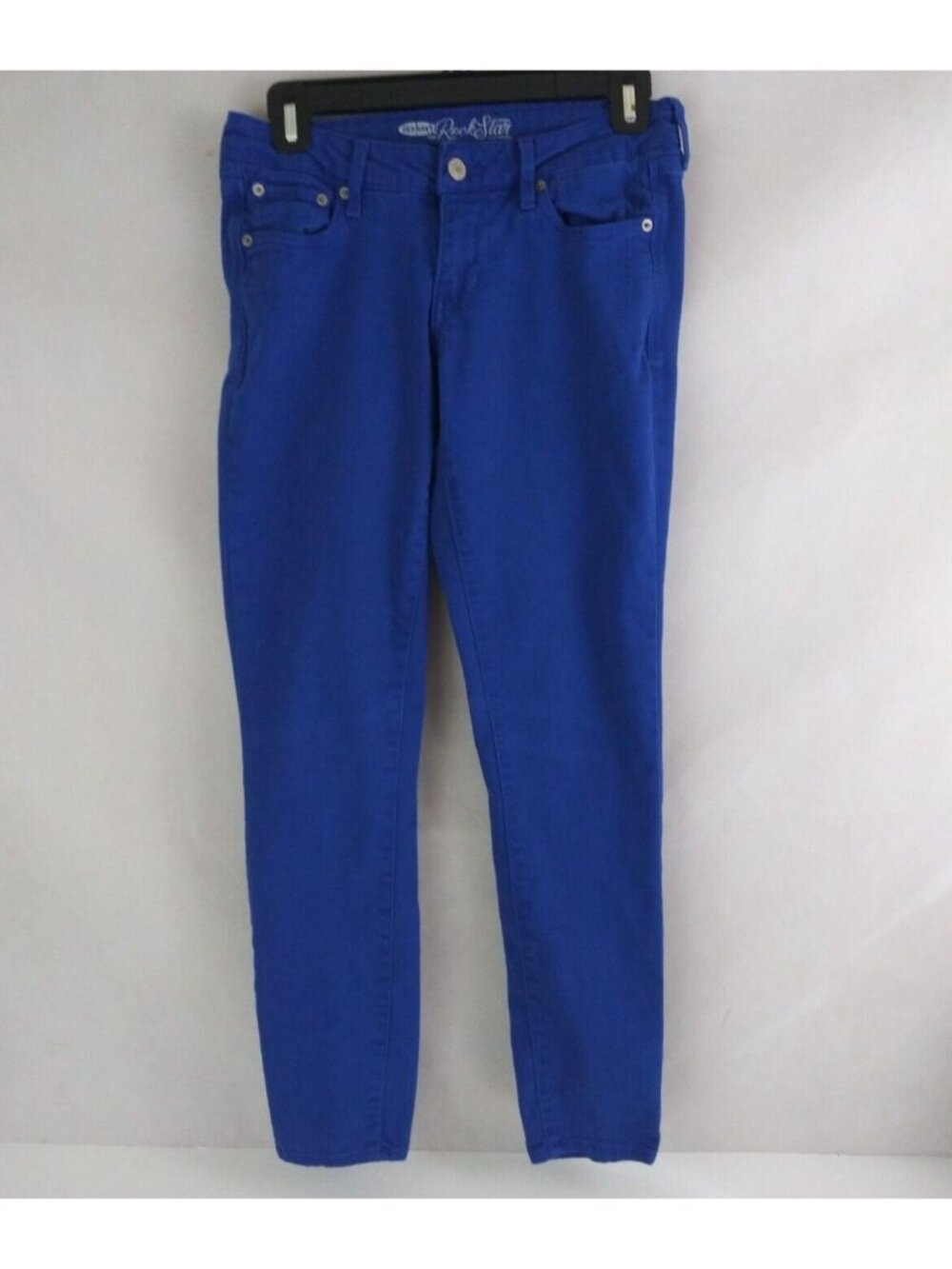 Old Navy The Rockstar Women's Royal Blue Straight Leg Jeans Size 6